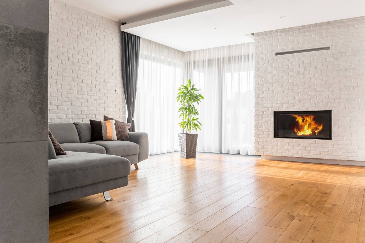 Modern hardwood flooring in a home near Kenner, LA